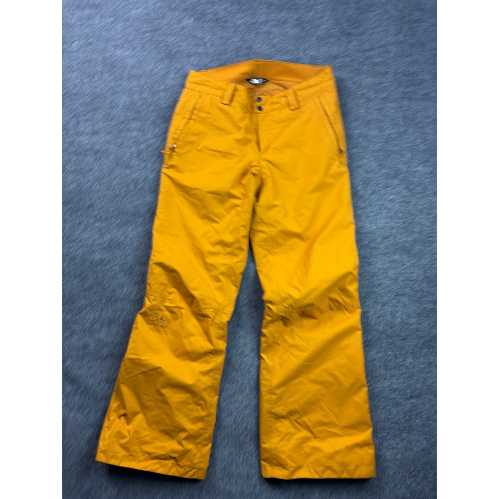 The North Face Snow Pants Womens Medium Yellow DryVent Waterproof Ski Trousers